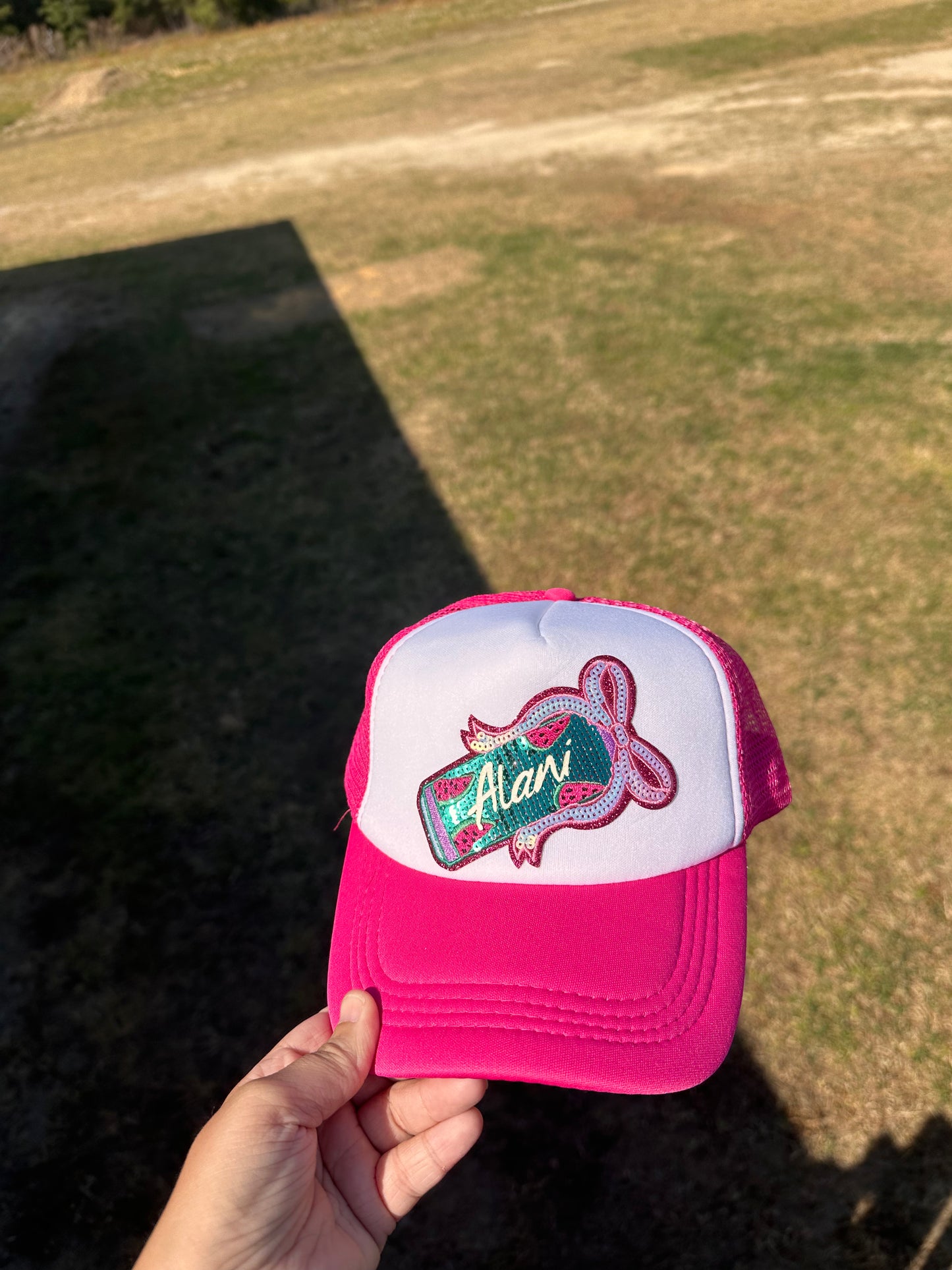 Pink Alani Trucker Hat