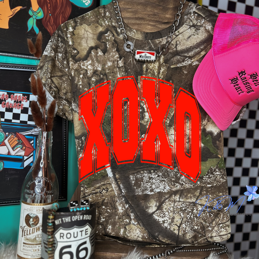 XOXO Camo Tee