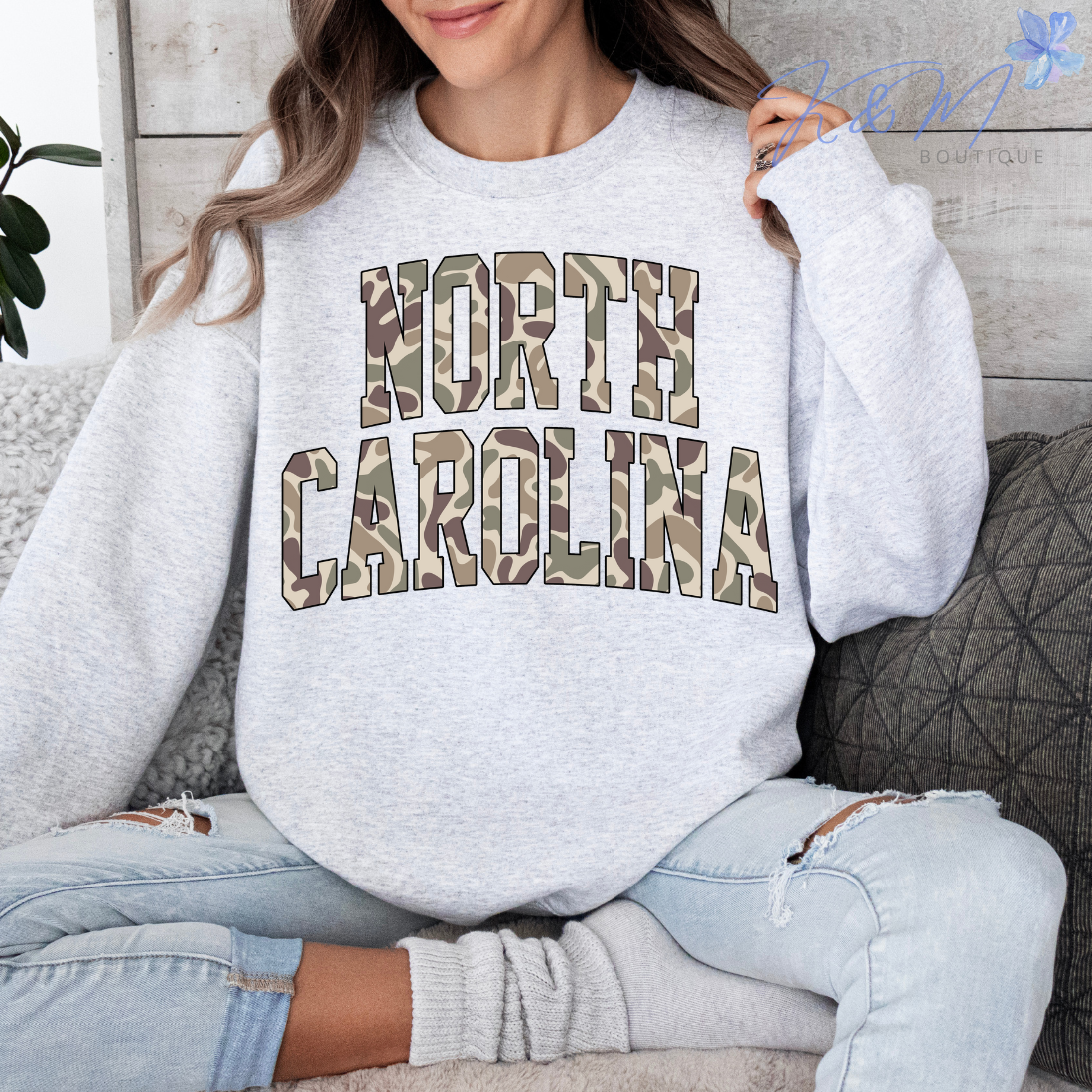 Camo State Crewneck