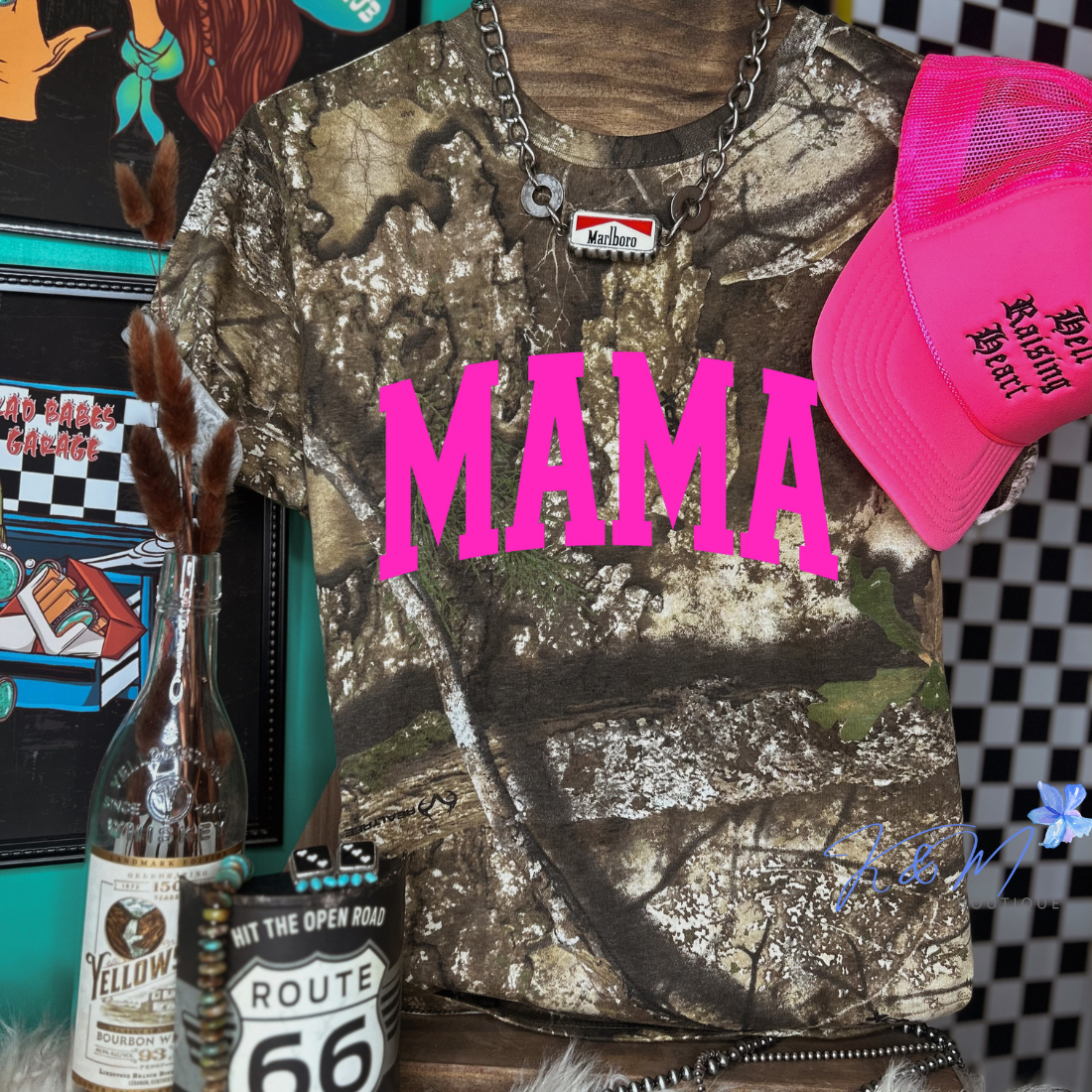 MAMA Camo Tee