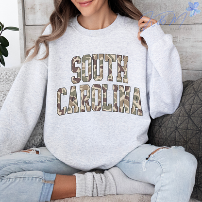 Camo State Crewneck